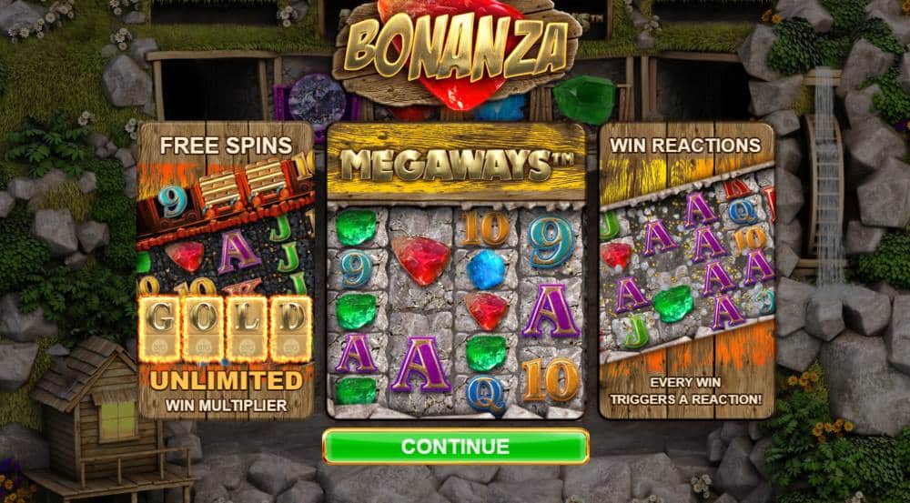 Bonanza slot features