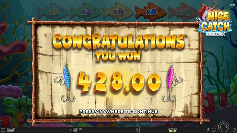 Nice Catch DoubleMax slot screen 7