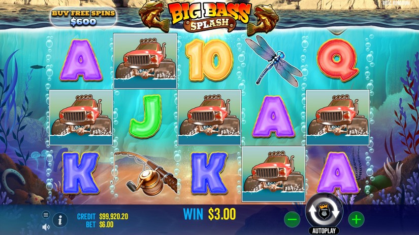 Big Bass Splash slot screen 2
