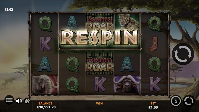 Savanna Roar slot screen 2