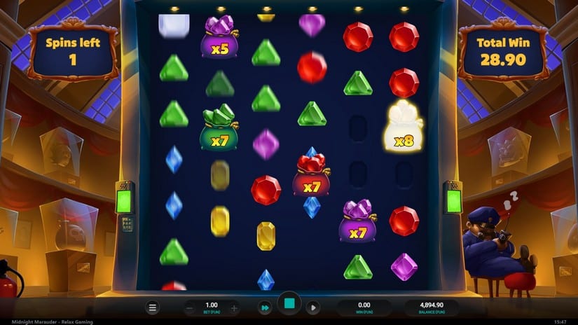 Midnight Marauder slot screen 6