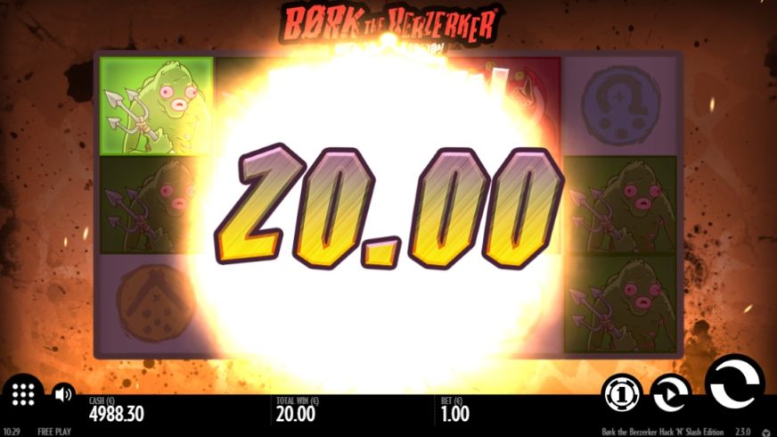 Børk the Berzerker Hack ‘N’ Slash Edition slot screen 1