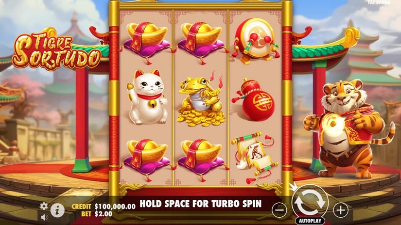 Tigre Sortudo slot screen 1