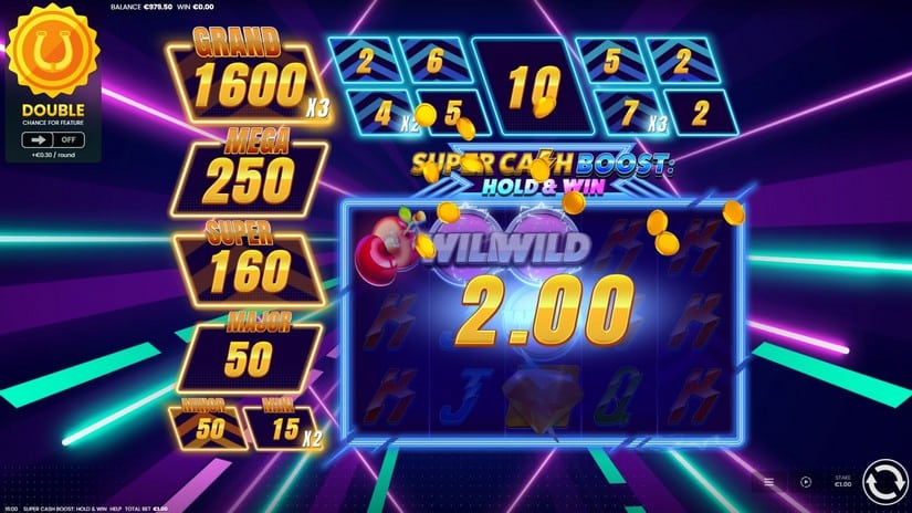 Super Cash Boost Hold & Win slot screen 4