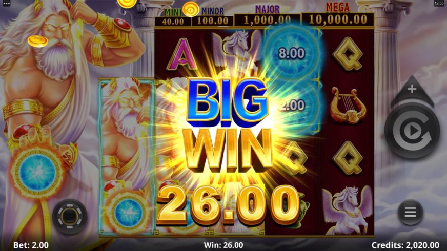 Wild Link Zeus slot screen 5