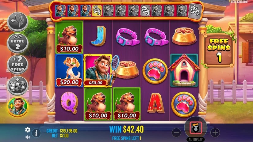 Dog Pound slot screen 4