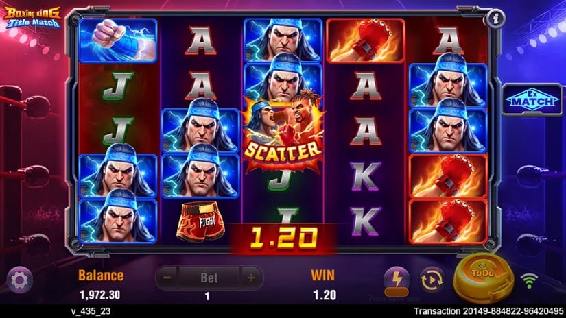 Boxing King Title Match slot screen 4