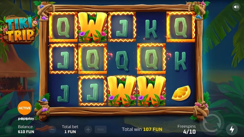 Tiki Trip slot screen 6
