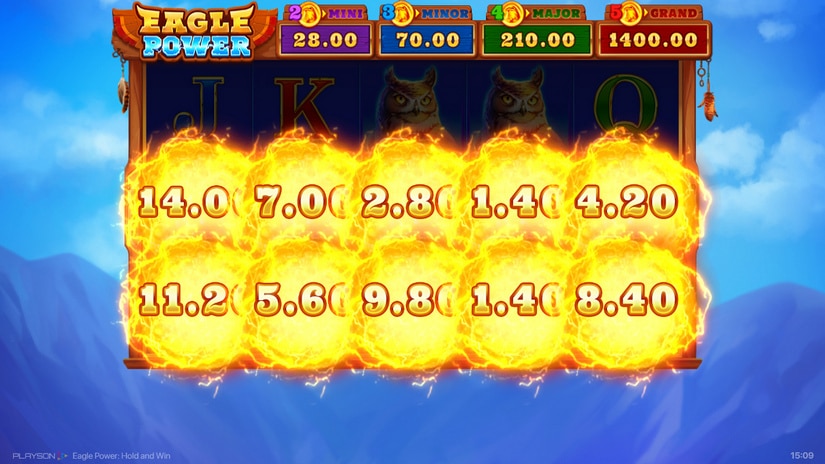 Eagle Power: Hold and Win slot screen 5