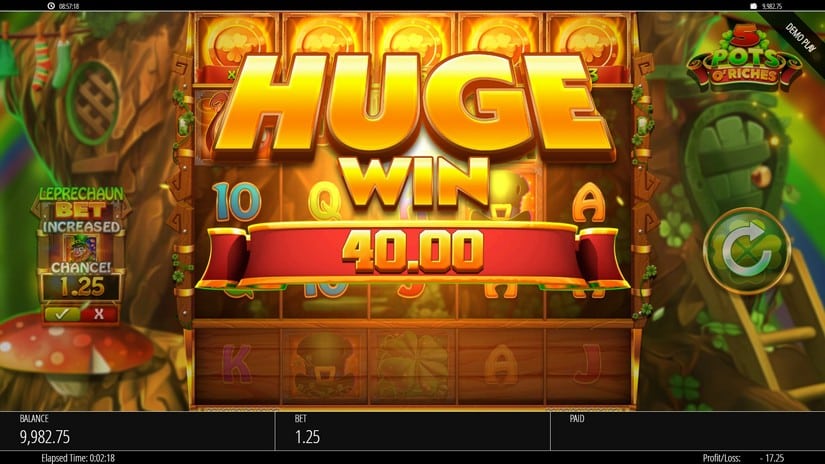 5 Pots O’Riches slot screen 5