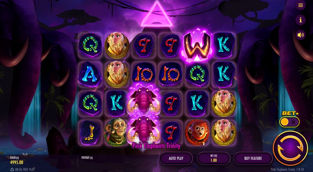 Pink Elephants Trinity free slot