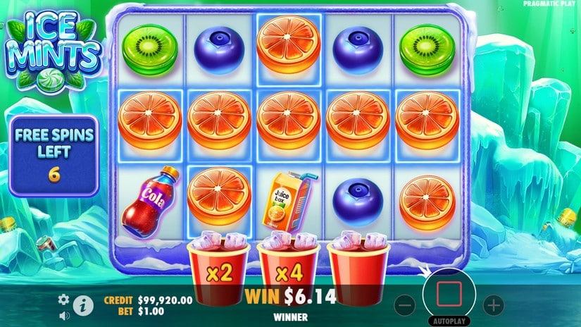 Ice Mints slot screen 5