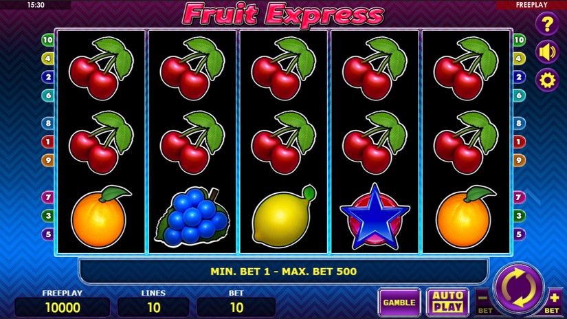 Fruit Express slot screen 1