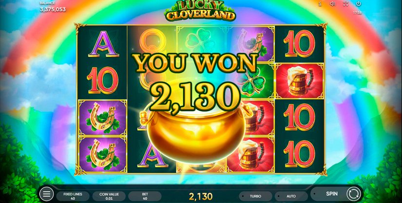 Lucky Cloverland slot screen 9