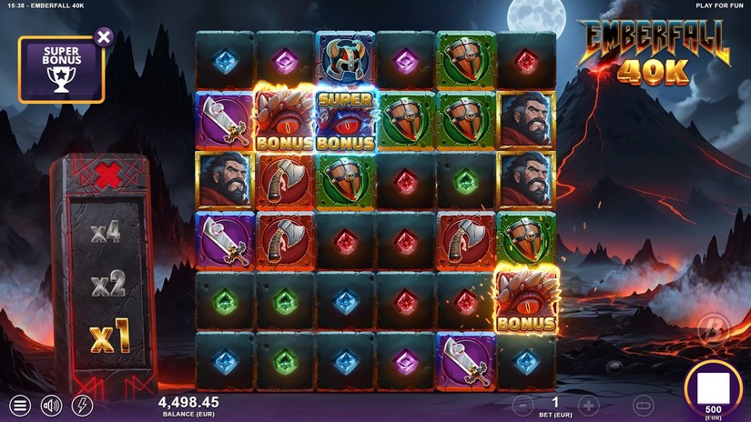 Emberfall 40K slot screen 3