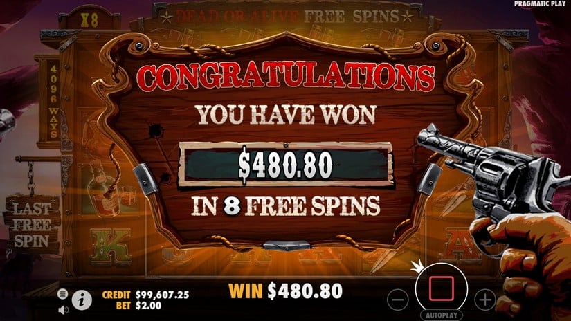 The Wild Gang slot screen 5