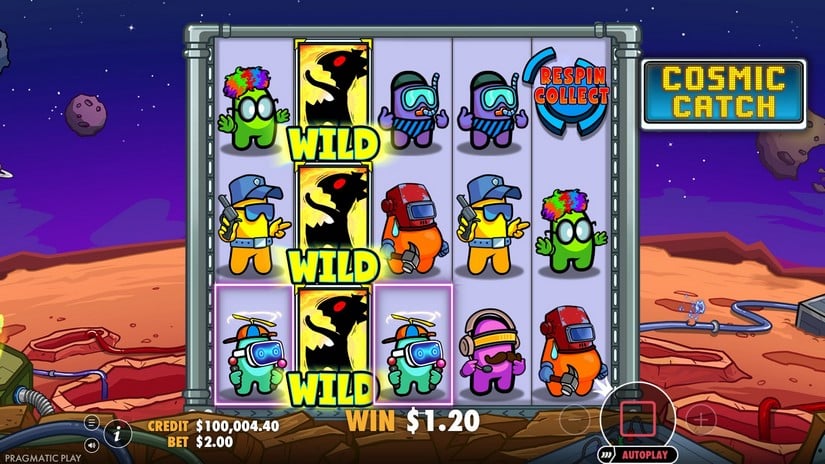Cosmic Catch slot screen 3