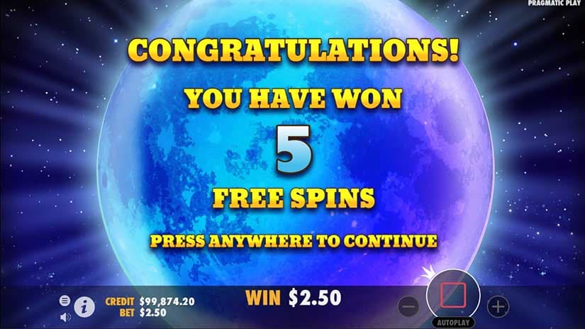 Wolf Gold slot screen 2