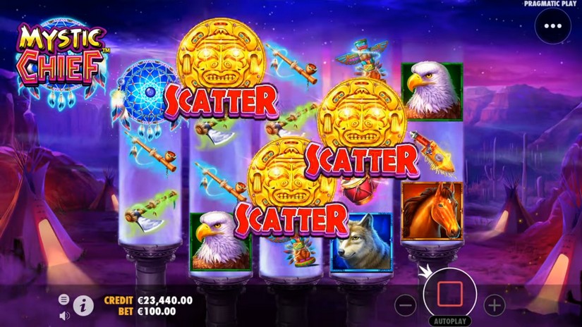 Mystic Chief slot screen 4
