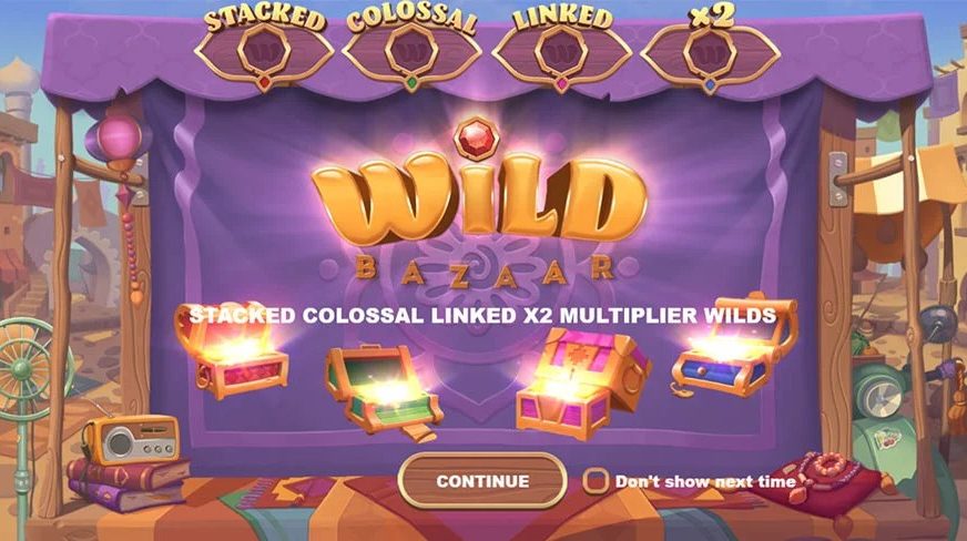 Wild Bazaar slot screen 3