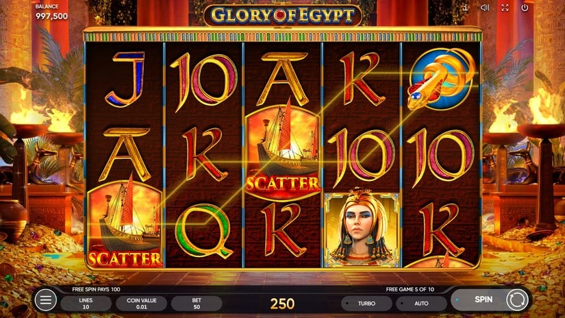 Glory of Egypt slot screen 7