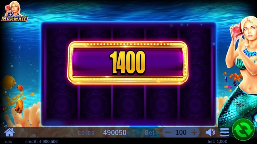 Lucky Mermaid slot screen 8
