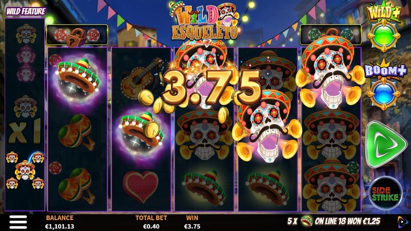 Wild Esqueleto Lightning Chase slot screen 3