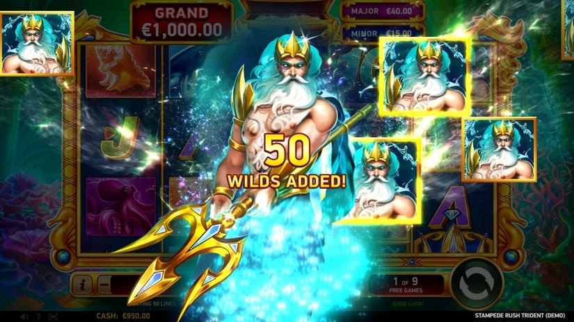 Stampede Rush Trident slot screen 4