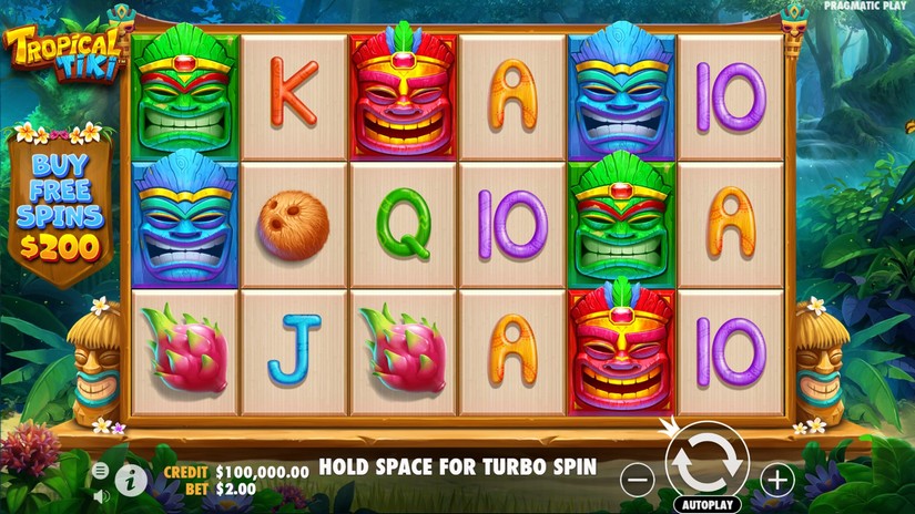 Tropical Tiki slot screen 1