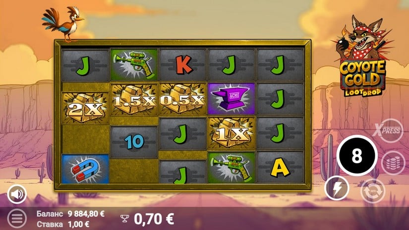 Coyote Gold slot screen 5