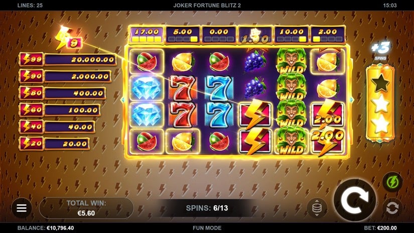 Joker Fortune Blitz 2 slot screen 6