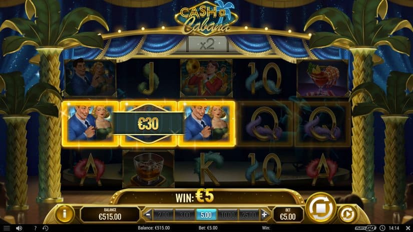 Cash-a-Cabana slot screen 2