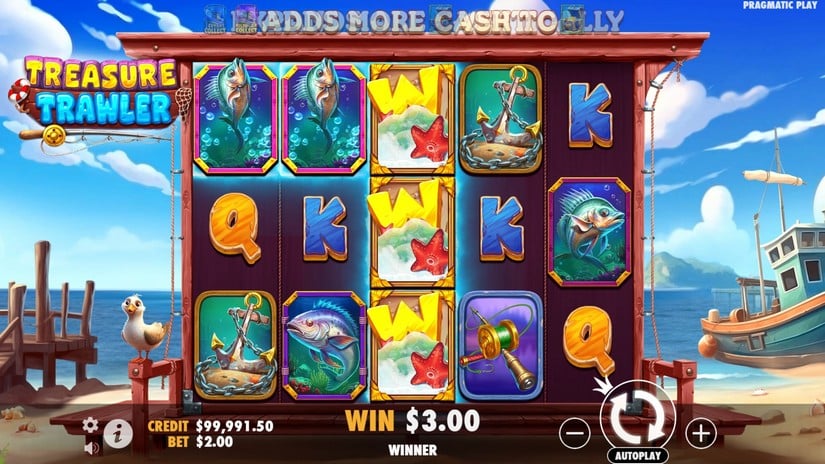 Treasure Trawler slot screen 2