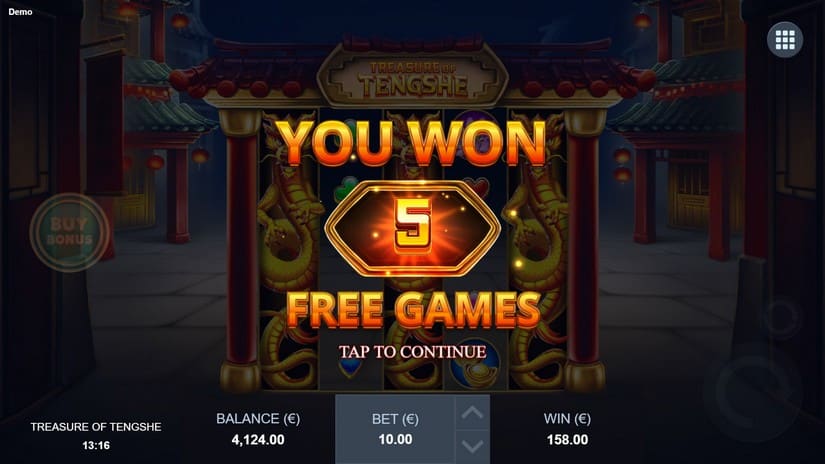 Treasure of Tengshe slot screen 4