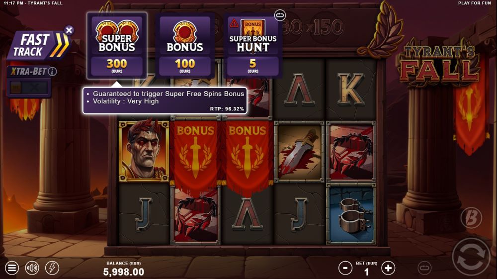 Tyrant's Fall bonus buy