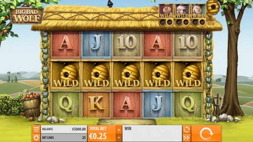 Big Bad Wolf slot screen 1