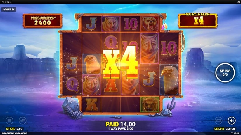 Into the Wild Megaways slot screen 7