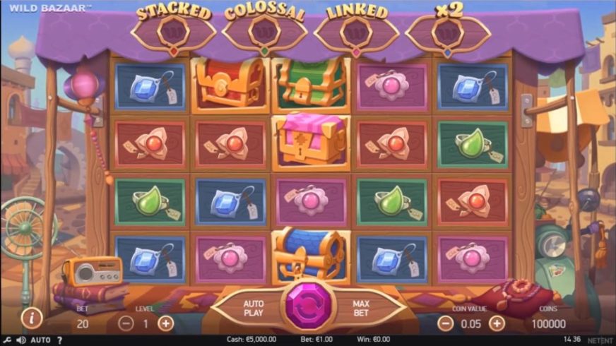 Wild Bazaar slot screen 7
