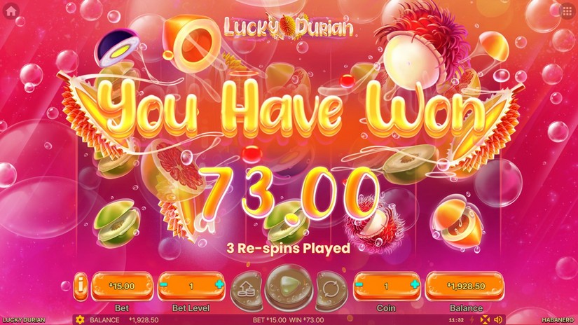 Lucky Durian slot screen 5