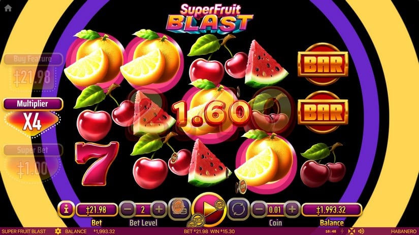 Super Fruit Blast slot screen 5