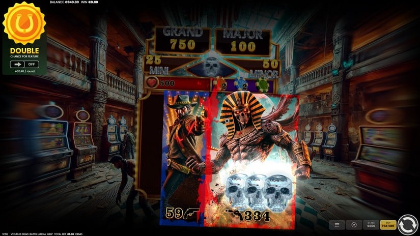 Vegas is Dead: Battle Arena slot screen 4