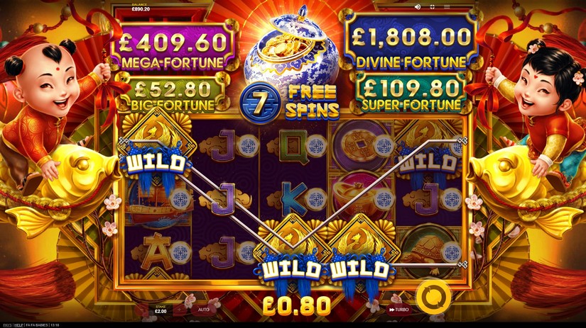 Fa Fa Babies slot screen 5