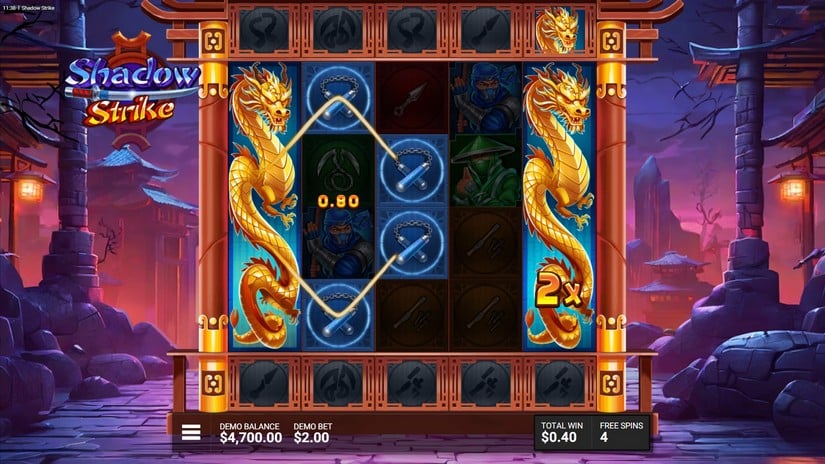 Shadow Strike slot screen 5