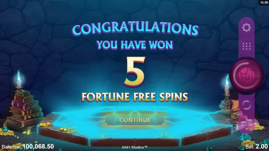 Alchemy Fortunes slot screen 2