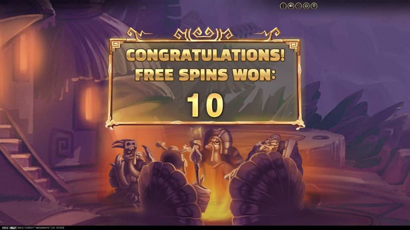 Wild Turkey Megaways slot screen 3