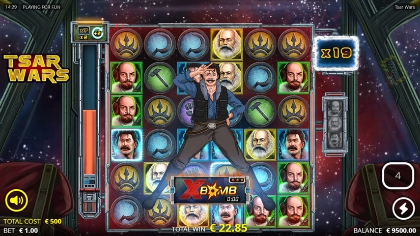 Tsar Wars slot screen 4