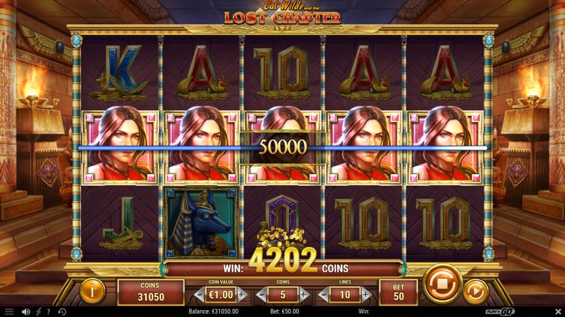 Cat Wilde and the Lost Chapter slot screen 5