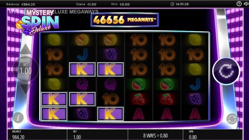 Mystery Spin Deluxe Megaways slot screen 3