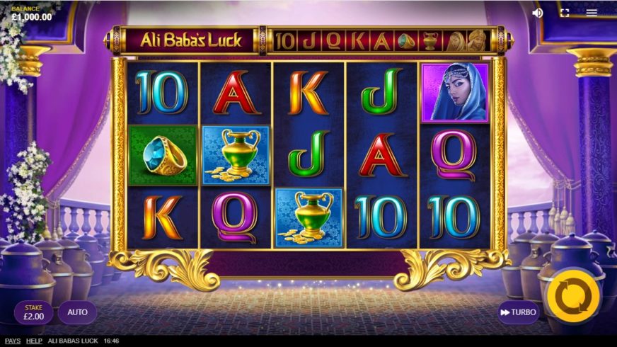 Ali Baba’s Luck slot screen 1