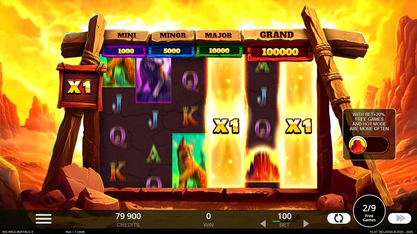 Big Wild Buffalo 2 slot screen 4